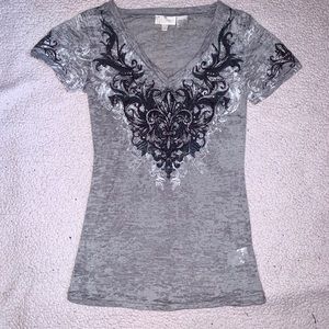 Gray miss me T-shirt size small